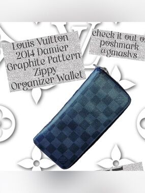 Louis Vuitton
2014 Damier Graphite Pattern Zippy Organizer Wallet